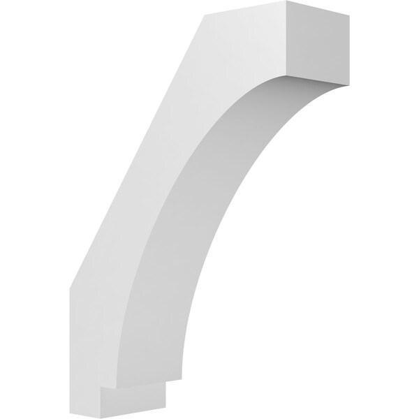Ekena Millwork 3 1/2-in. W x 10-in. D x 14-in. H Imperial Architectural Grade PVC Knee Brace BRCP035X10X14IMP - main